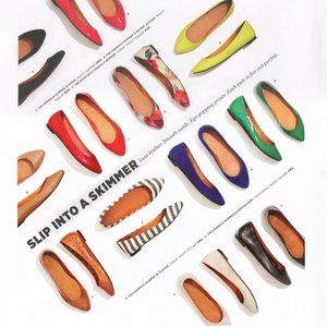 Madewell 1937 Skimmer Flat in Hot Pink